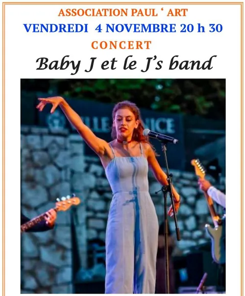 Affiche de Concert Baby J et le J's Band