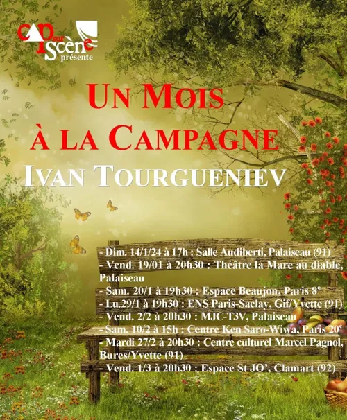 Affiche de Un mois à la campagne