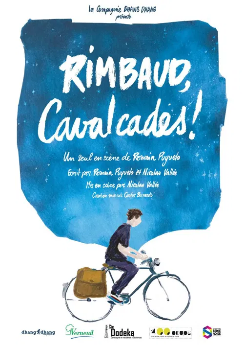 Affiche de Rimbaud, cavalcades !