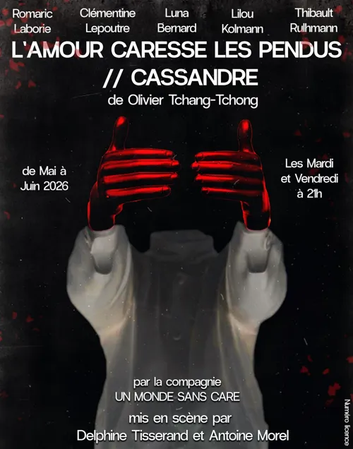 Affiche de L'amour caresse les pendus - Cassandre