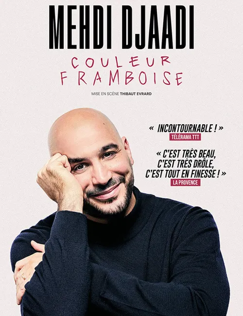 Affiche de Mehdi Djaadi dans Couleur Framboise