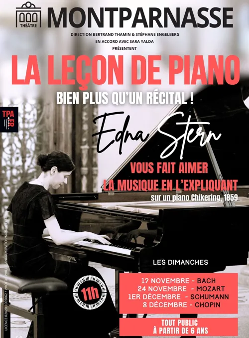 Affiche de La leçon de piano