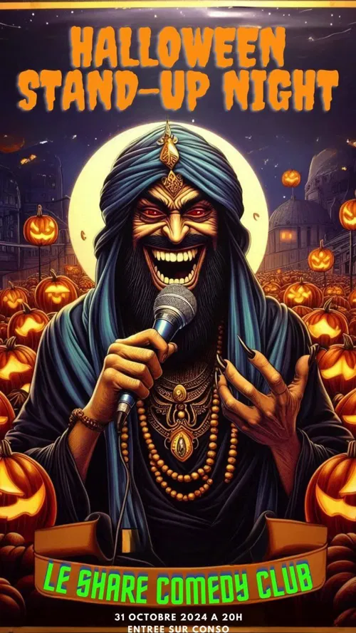 Affiche de Le Share Comedy Club | Spécial Halloween