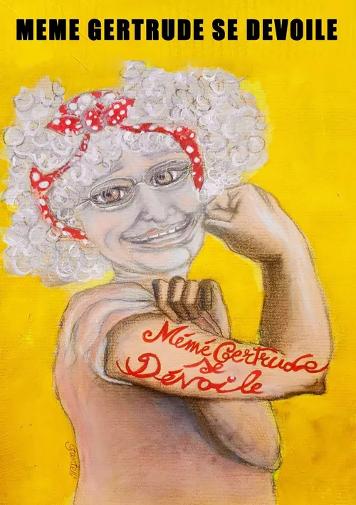 Affiche de Mémé Gertrude se dévoile