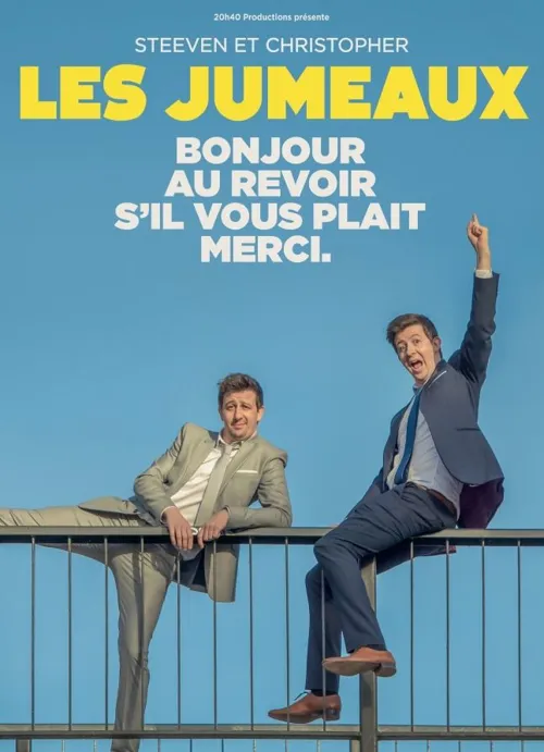 Affiche de Les Jumeaux dans Bonjour, au revoir, s'il vous plaît, merci