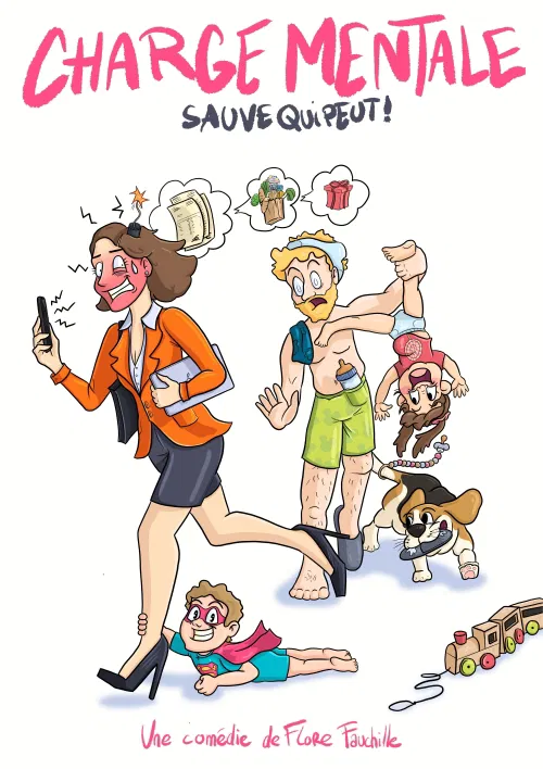 Affiche de Charge mentale : sauve qui peut !
