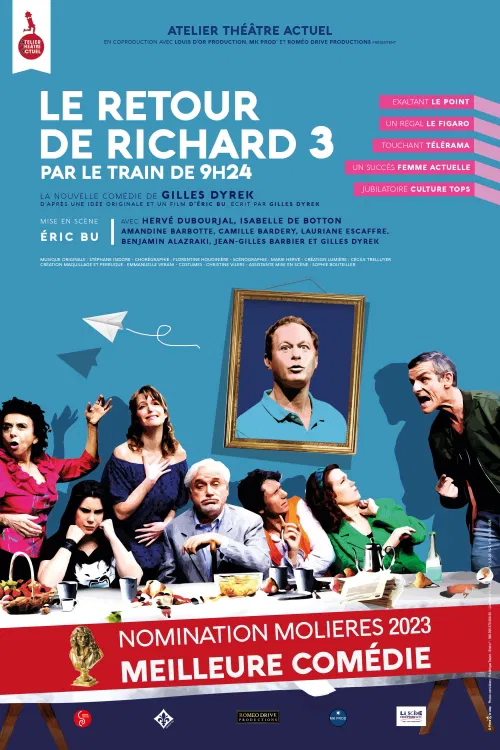 Affiche de Le retour de Richard 3 par le train de 09h24