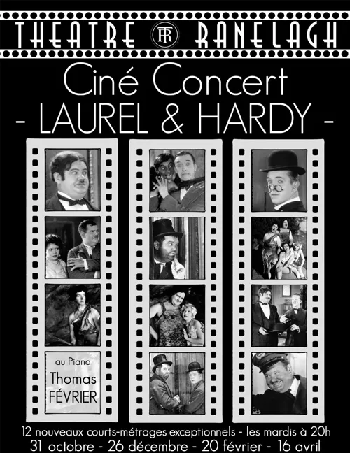 Affiche de Ciné-concert Laurel & Hardy