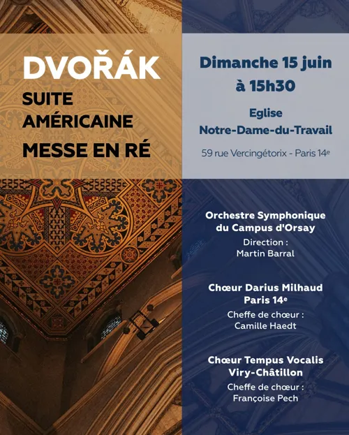 Affiche de Concert Dvorák