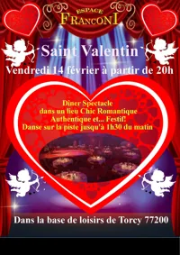 Soirée dîner spectacle spéciale Saint Valentin - 