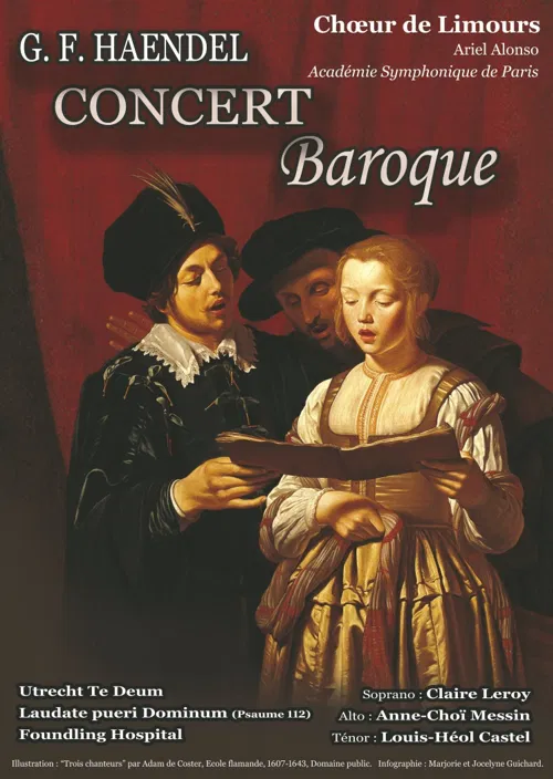 Affiche de Concert baroque Haendel