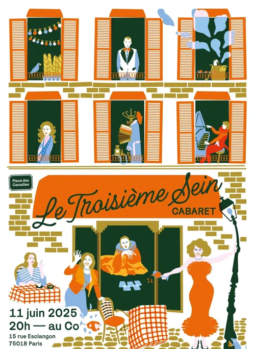 Affiche de Le Troisième Sein Cabaret