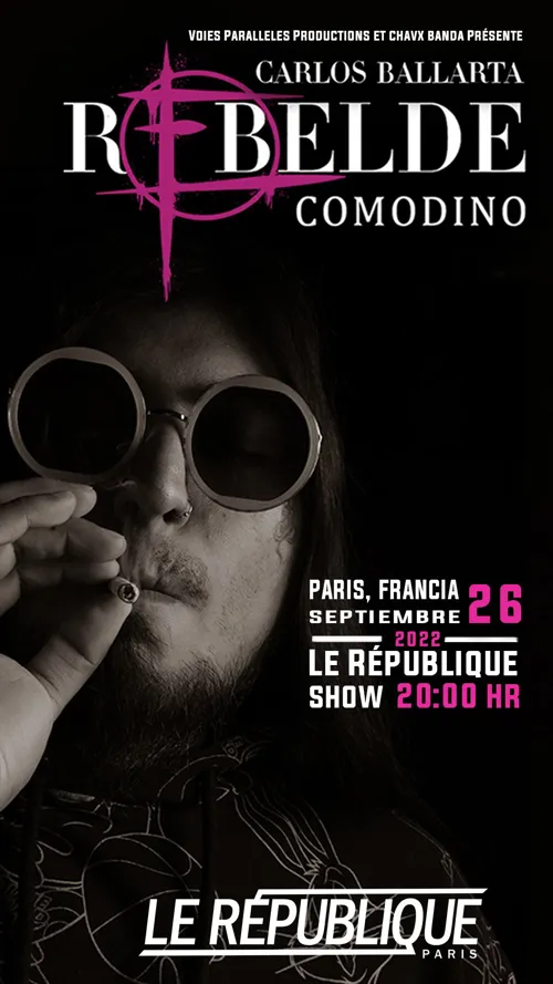 Affiche de Carlos Ballarta dans Rebelde Comodino