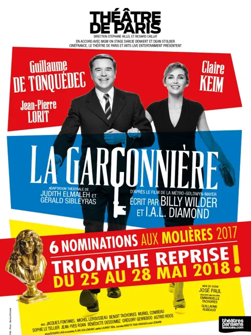Affiche de La Garçonnière | avec Guillaume De Tonquédec, Claire Keim
