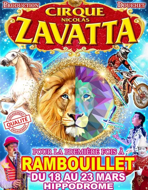 Affiche de Cirque Nicolas Zavatta Douchet | Rambouillet