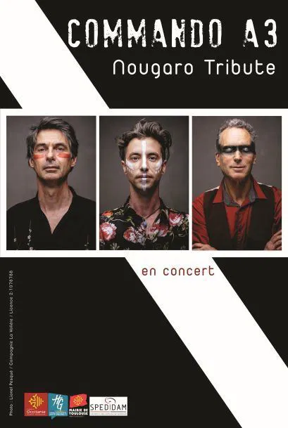 Affiche de Commando A3 - Nougaro Tribute -