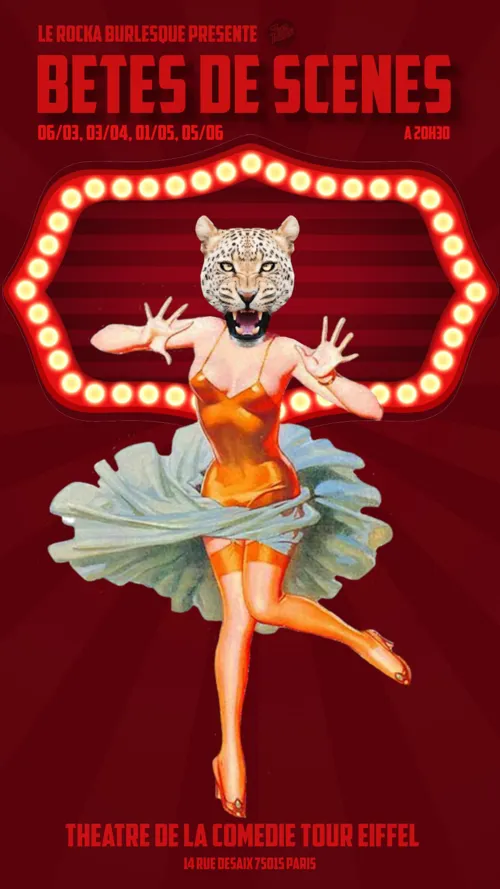 Affiche de Rocka Burlesque Cabaret