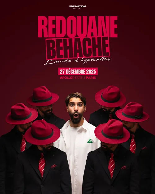 Affiche de Redouane Behache dans Bande d'hypocrites