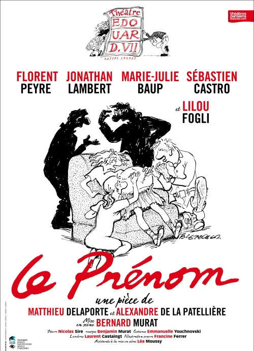 Affiche de Le prénom | avec Florent Peyre & Jonathan Lambert
