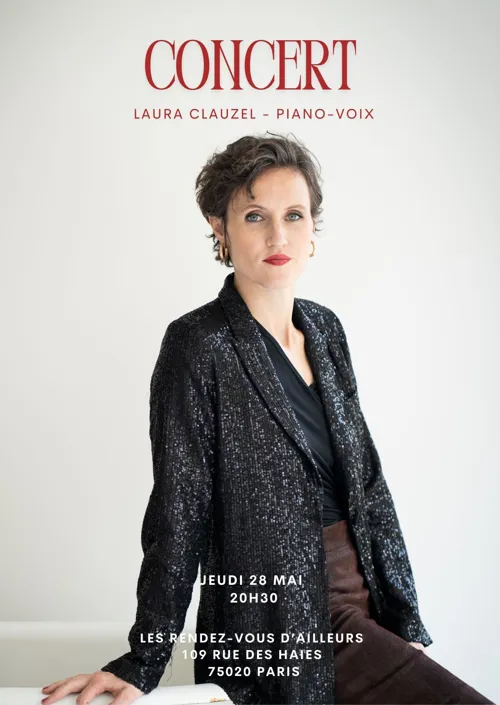 Affiche de Laura Clauzel en piano-voix