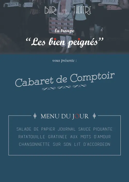 Affiche de Cabaret de comptoir
