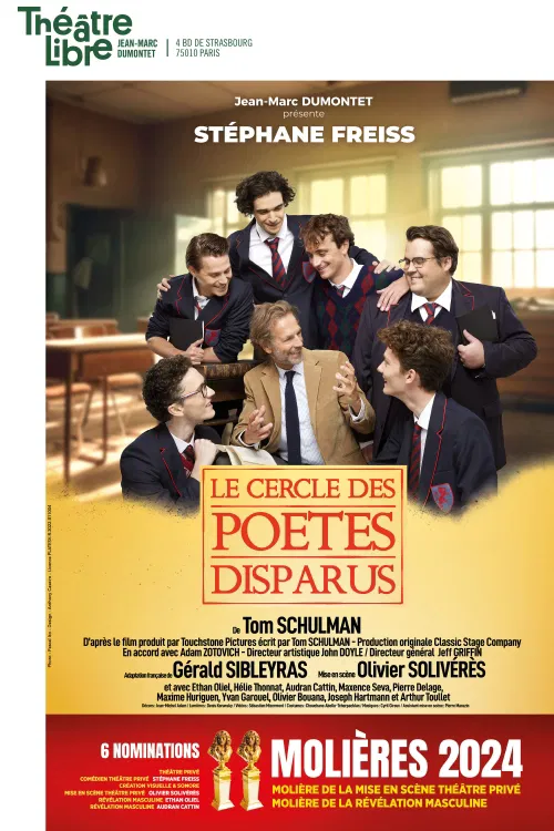 Affiche de Le cercle des poètes disparus | avec Stéphane Freiss