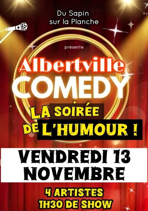 Affiche de Albertville Comedy : la soirée de l'humour