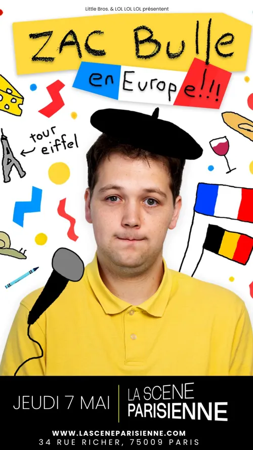 Affiche de Zac Bulle - Spectacle en bricolage