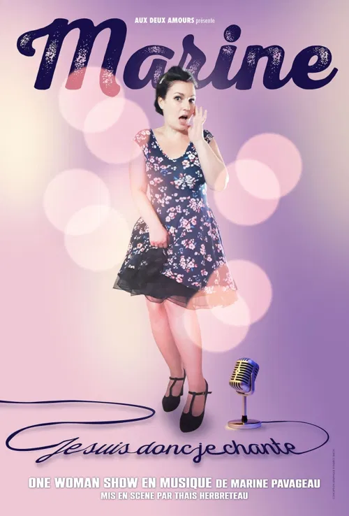 Affiche de Marine dans Je suis donc je chante
