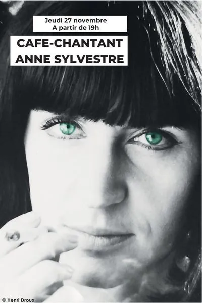 Affiche de Café-chantant : Anne Sylvestre