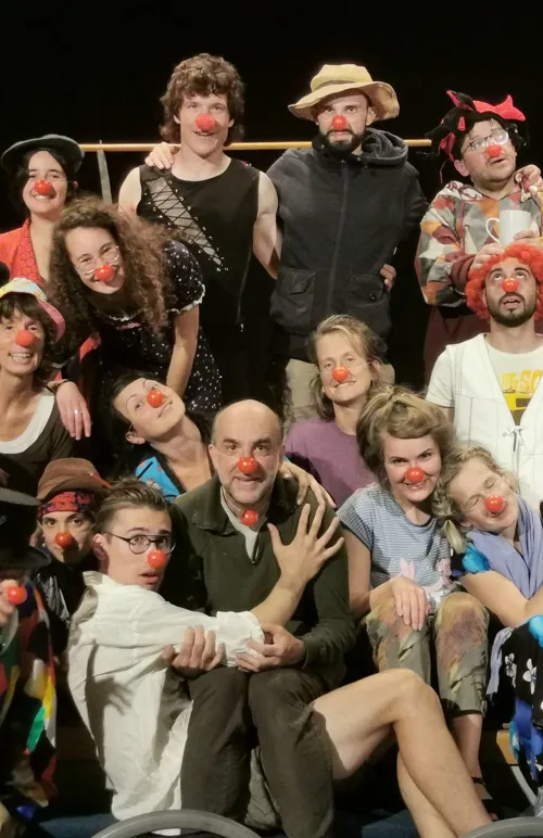 Affiche de Stage intensif de clown du 24 au 29 Aout 2024