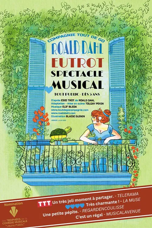 Affiche de Eutrot, la comédie musicale d'après Roald Dahl