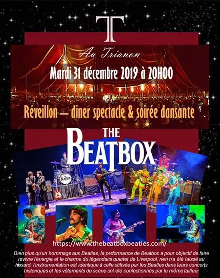 Affiche de Réveillon dîner - Concert Beatbox Tribute Beatles + Soirée dansante