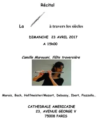 Récital La flûte traversière à travers les siècles - 