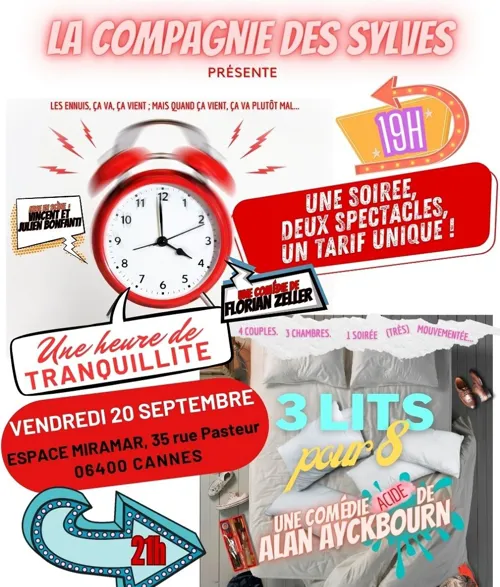 Affiche de Une heure de tranquillité / 3 lits pour 8