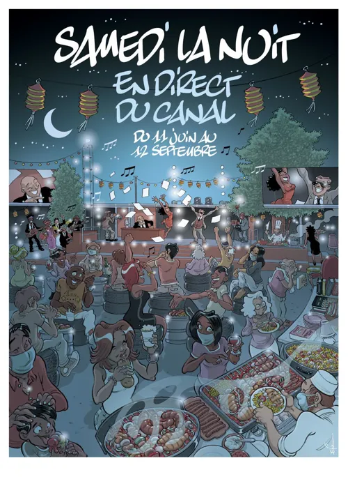 Affiche de Le Samedi la nuit en direct du Canal : Spécial retour Vers le futur
