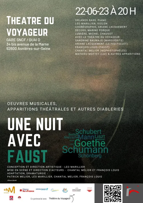 Affiche de Une nuit avec Faust : oeuvres musicales, apparitions théâtrales et autres diableries | Avant-première