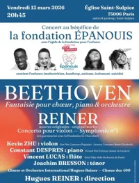 Concert au bénéfice de la Fondation Épanouis - 
