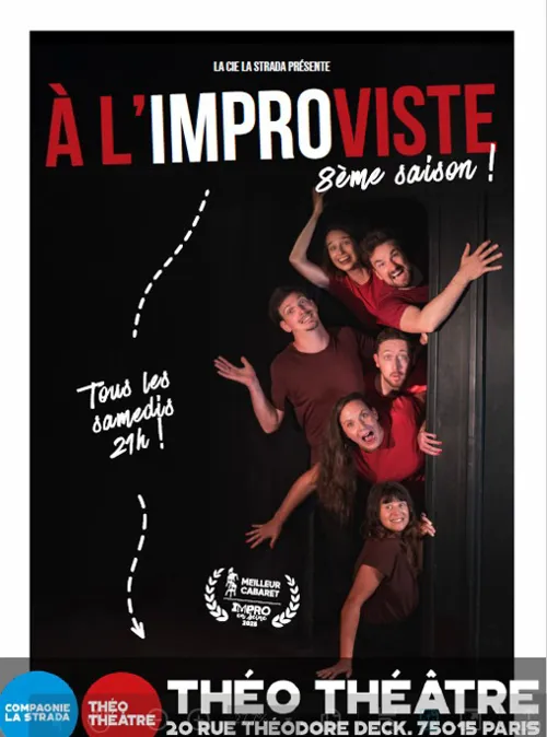 Affiche de À l'improviste : Cabaret Impro Show !