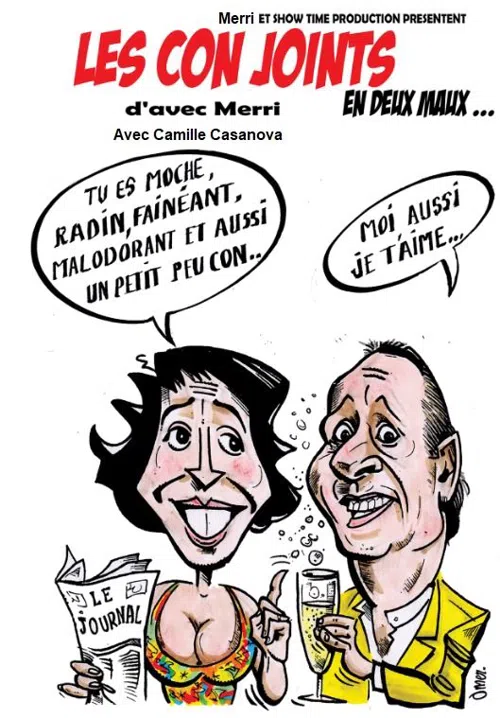 Affiche de Merri dans les con joints en deux maux