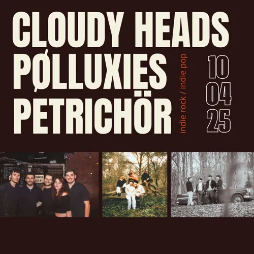 Affiche de Cloudy Heads x Pølluxies x Pétrichör