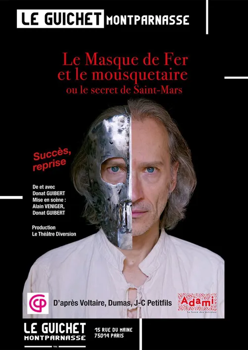 Affiche de Le Masque de Fer et le mousquetaire, ou le secret de Saint-Mars