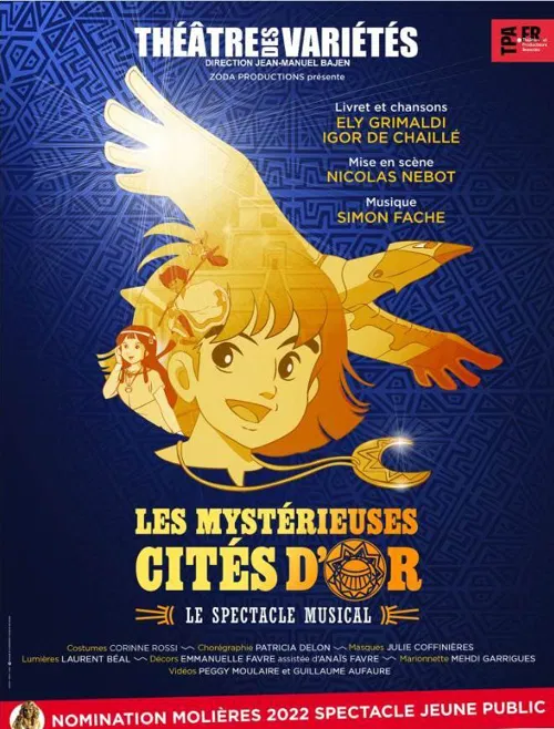 Affiche de Les Mystérieuses Cités d'Or