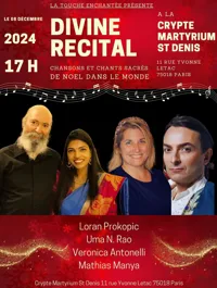 Divine récital Noël chansons et chants sacrés - 