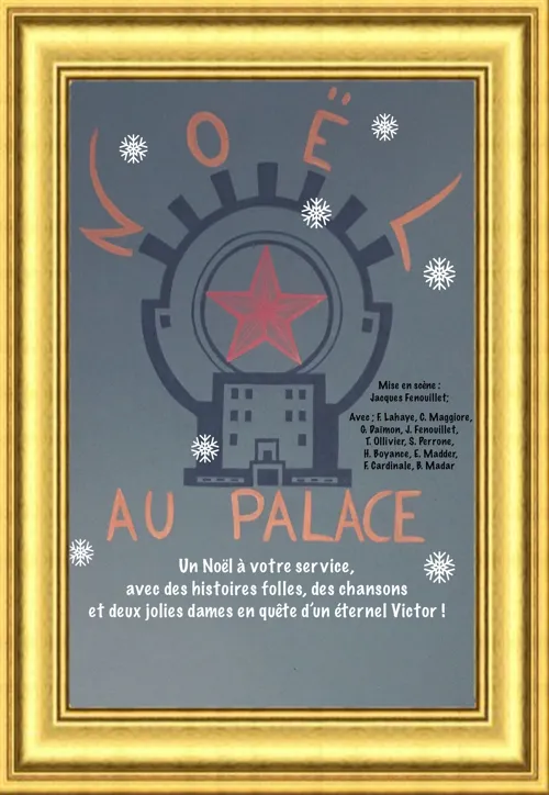 Affiche de Noël au Palace