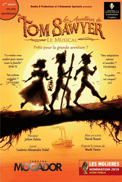 Affiche de Les aventures de Tom Sawyer | Le musical
