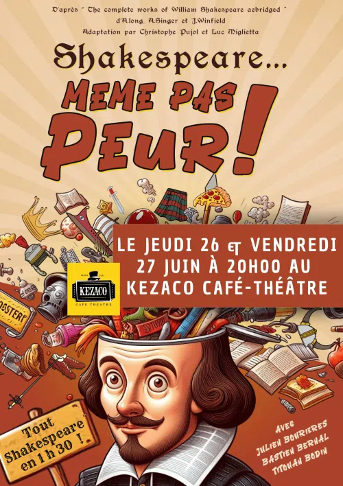 Affiche de Shakespeare... même pas peur !