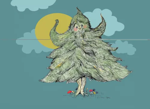 Affiche de Le petit sapin d'après par Hans Christian Andersen
