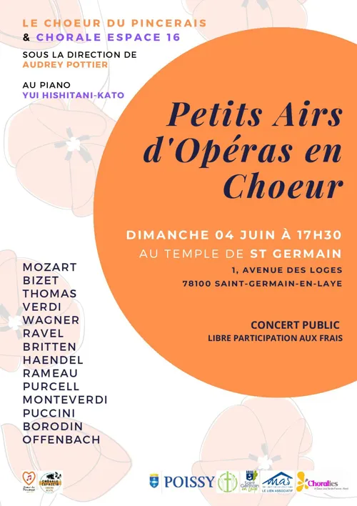 Affiche de Petits airs d'Opéras en choeur