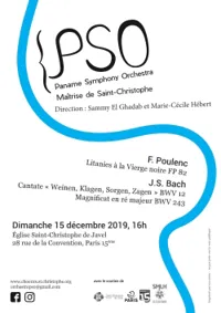 Concert Magnificat et Cantate 12 | de Bach + Litanies à la Vierge Noire | de Poulenc - 